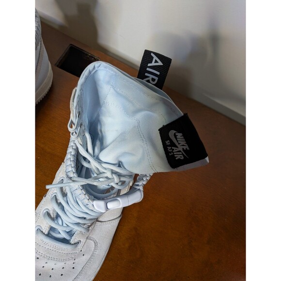 RARE Nike SF AF1 High Blue Tint Sneakers US Men 8 864024-402 Utility Gorpcore - Picture 10 of 16